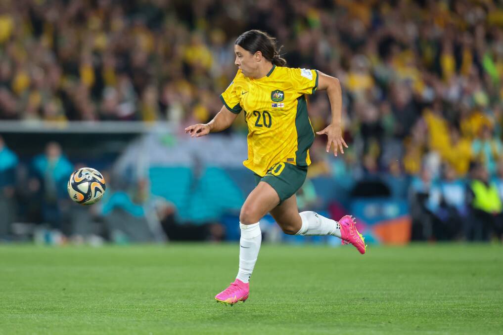 Matildas' star Sam Kerr injured her ACL in 2011, taking her out of the London Olympics and has since suffered subsequent knee injuries. Picture by Adam McLean