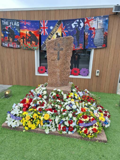 The Exeter Cenotaph on Anzac Day, 2024. Picture supplied 
