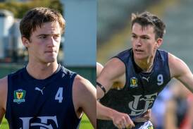 Launceston's Ben Hyatt and Liam Jones have belatedly entered Tasmania's state squad. Pictures by Paul Scambler and Craig George
