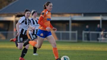 Meg Connolly in action for Riverside Olympic. Picture by Floyd Jones