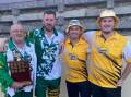 Wayne, Andrew, Jarrod and Brodie Howard at Saturday's Northern pennant finals. Picture supplied