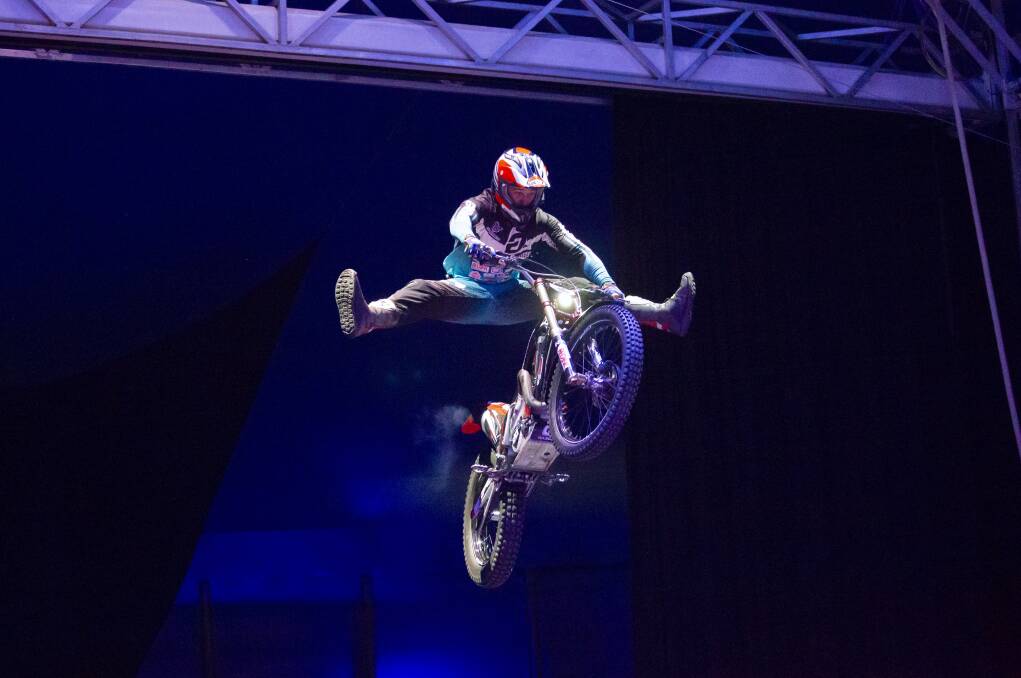 A BMX perfomer at The Moscow Circus. Picture supplied. 
