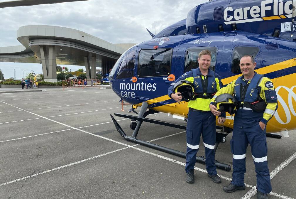 A CareFlight rapid response helicopter pilot and air crew officer. Picture supplied