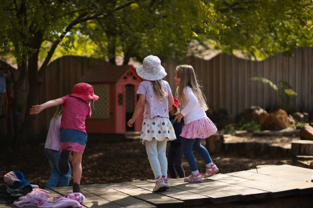 Children playing at the new early learning centre at Tamar Valley Steiner School - in partnership with Adventre Patch. Picture supplied