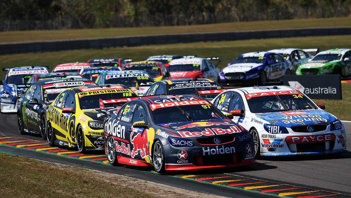 A proposal to introduce a Formula 5000-style open wheeler class, in addition to the current Supercars championship has some revved up. Picture: Getty Images