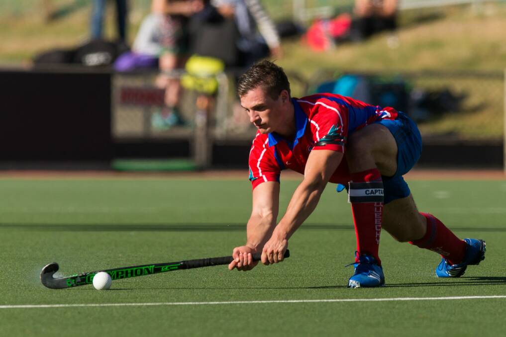 SECRET WEAPON: Queechy's Tom Moir is one of the team's strong defensive assets. Picture: Phillip Biggs