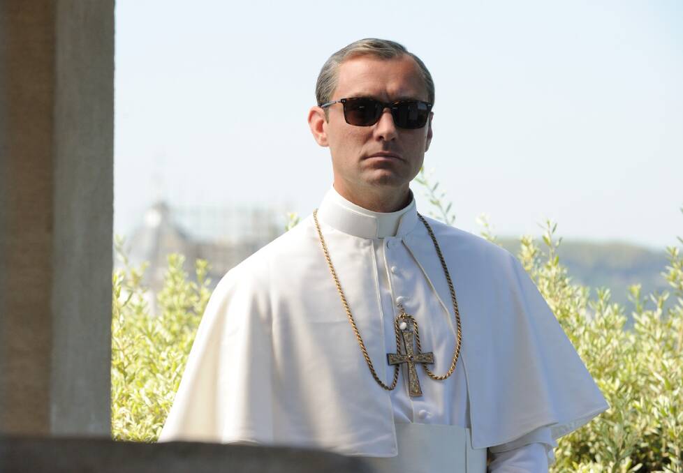 UNCONVENTIONAL: Jude Law's portrayal of the first American pope challenges every tradition of the Vatican in a visual essay on faith and devotion. 