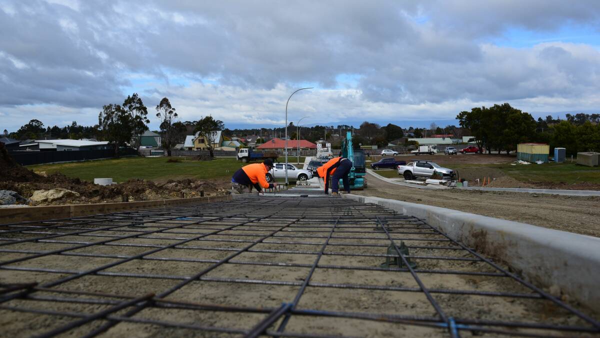 ON TRACK: Progress is steady as Stellar Views Estate begins to take shape. Picture: Paul Scambler