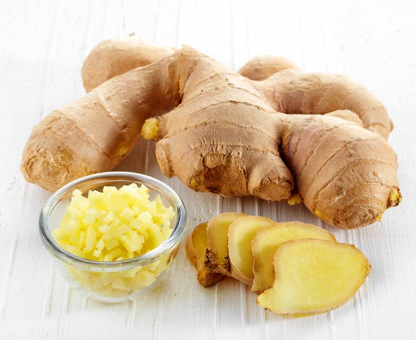 The ginger rhizome (often referred to as the roots) is the part used for propagation and for food.