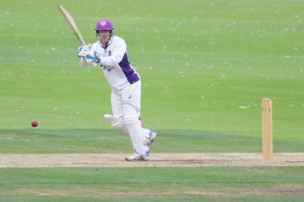 Burnie batsman Brady Yates came out swinging during his innings in the grand final. 