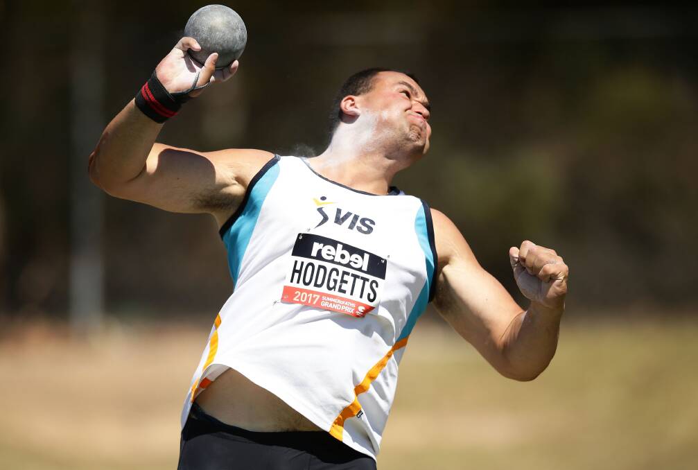 Launceston's Todd Hodgetts is already in London to compete in his pet event, the shot put, in the World Para-Athletics Championships. Picture: Getty Images