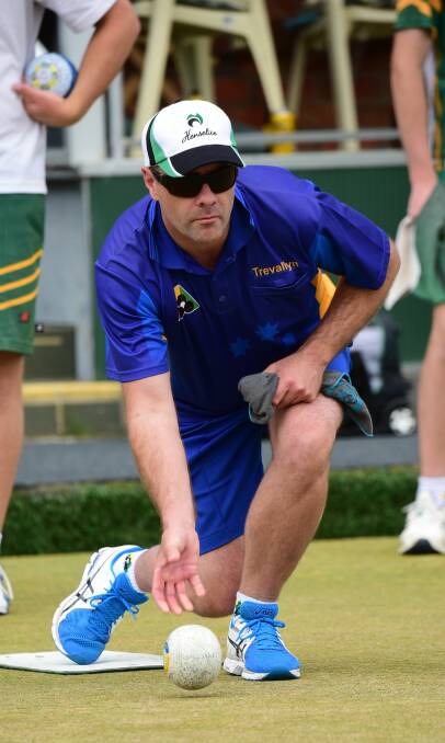 ROLL OUT: Jason Lane from Trevallyn against North Launceston recently. Beauty Point proved too good and held out by one point to defeat Trevallyn.