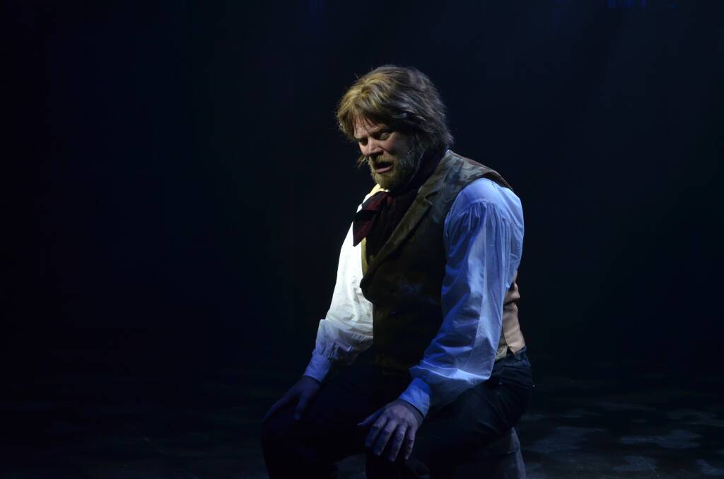 Les Miserables lead actor Brett Budgeon, who plays Jean Valjean in the Tasmanian performance. Picture: Tess Brunton