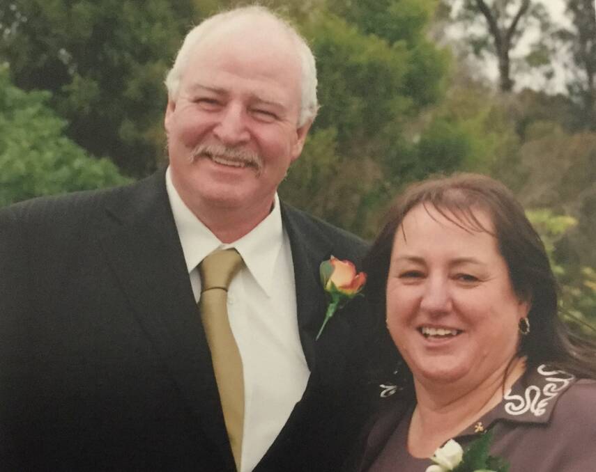 Barry Smith and his wife of 38 years, Karen Smith. Picture: Supplied