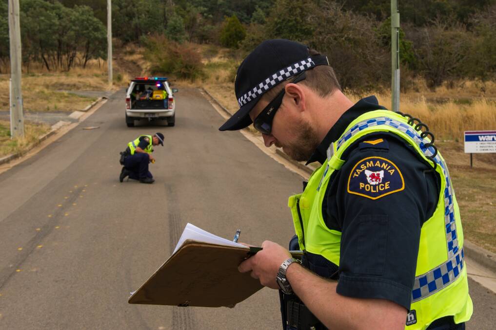 ONGOING: From the moment a crash occurs, Tasmania Police investigators begin their work and will spend months analysing the incident to try and find answers.