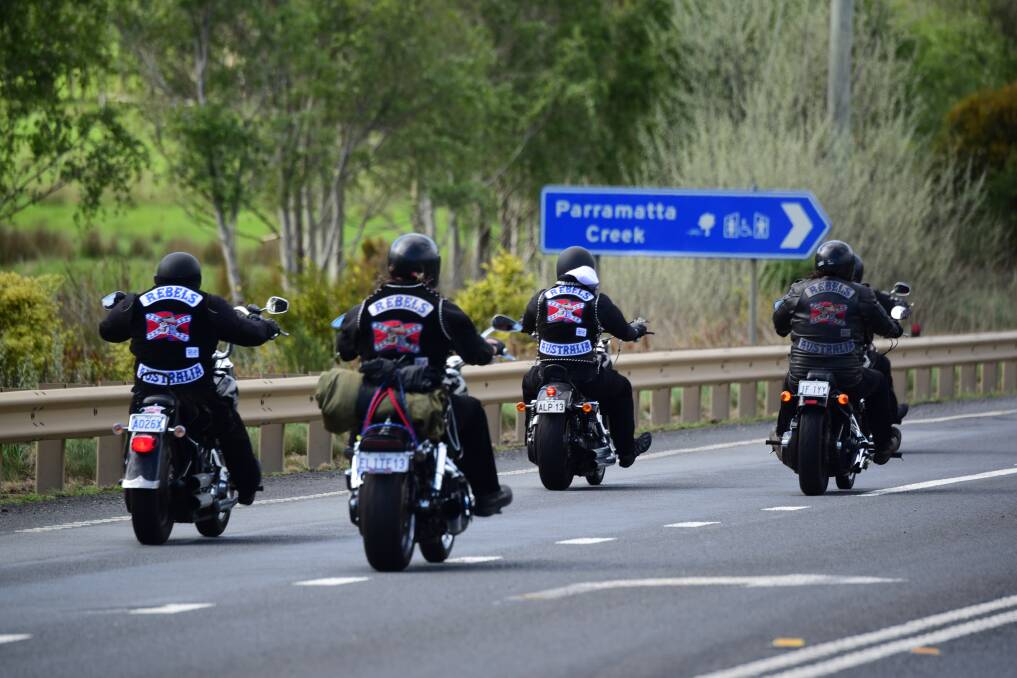 Members of the Rebels arrived in Tasmania last month for their own national run.