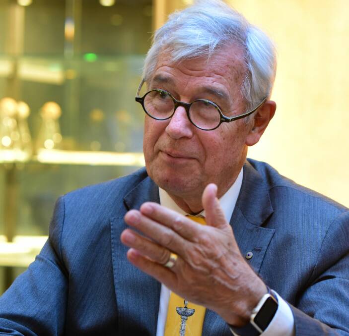 SHOCKED: Human rights advocate and high profile barrister Julian Burnside has spoken out in Launceston about the treatment of youths at an NT detention centre. PICTURE: Paul Scambler.