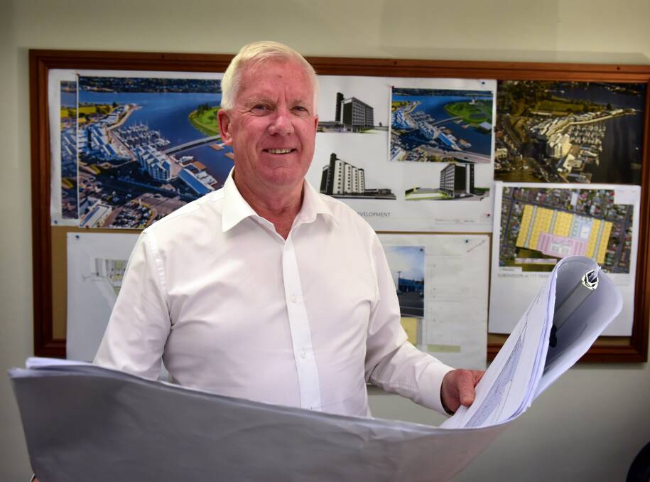 BIG PLANS: Launceston developer Errol Stewart will share his vision for the old C.H. Smith site. Picture: Paul Scambler