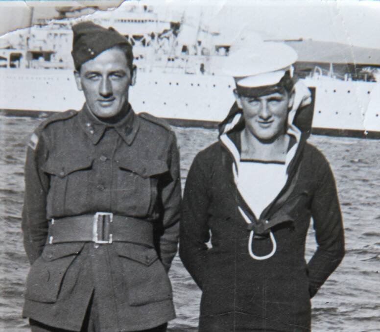 RATS REMEMBERED: A memorial day will be held in Launceston this month to honour soldiers who fought in the Siege of Tobruk. George Henderson (pictured with Ray Button in 1939) is the last surviving Tasmanian 'Rat of Tobruk'.