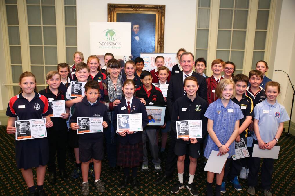 The Tasmania recipients of Fred Hollows Humanity Awards. 