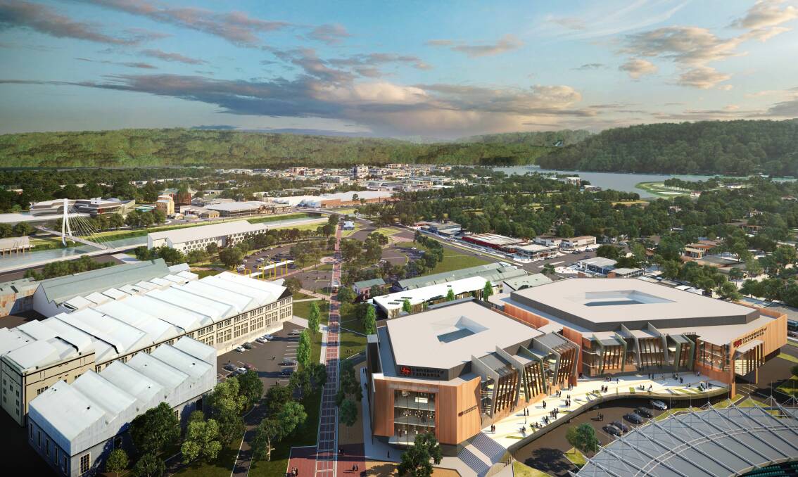 RELOCATION: An artist impression of the proposed University of Tasmania campus relocation to Inveresk. 