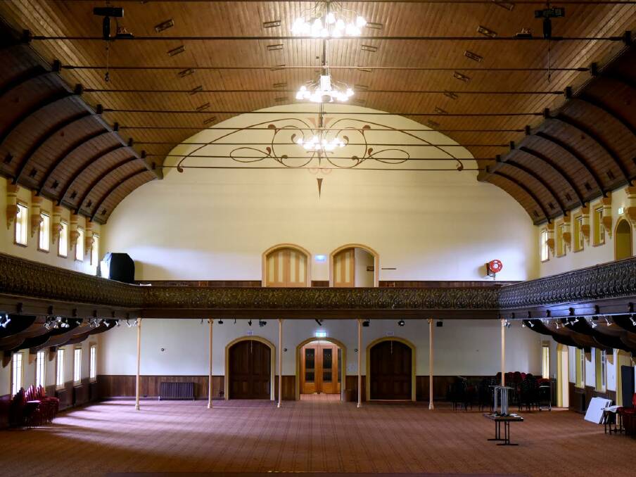 ENDLESS OPPORTUNITIES: Albert Hall's interior, which has served countless purposes over more than a century.