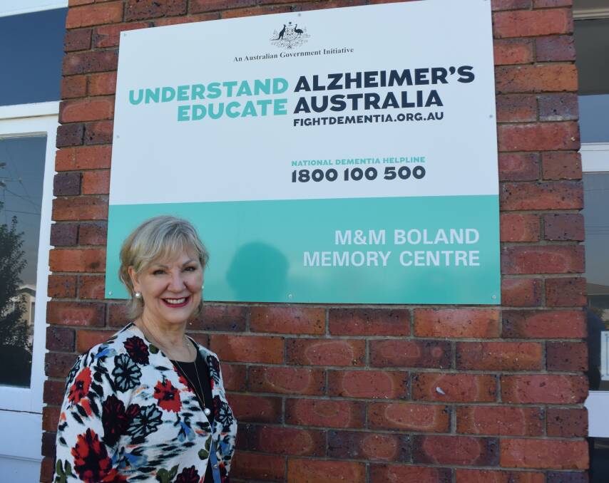 LEADER: Maree McCabe, chief executive of Alzheimer's Australia, soon to be Dementia Australia, visited Alzheimer's Australia Tas in Launceston on Wednesday.