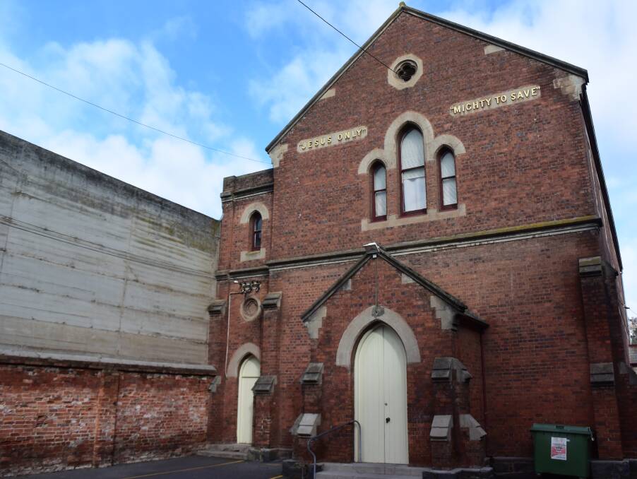 OLD PLACE OF WORSHIP: Behind the current church is the congregation's former place of worship, which was opened in 1880 and is now the church hall. 