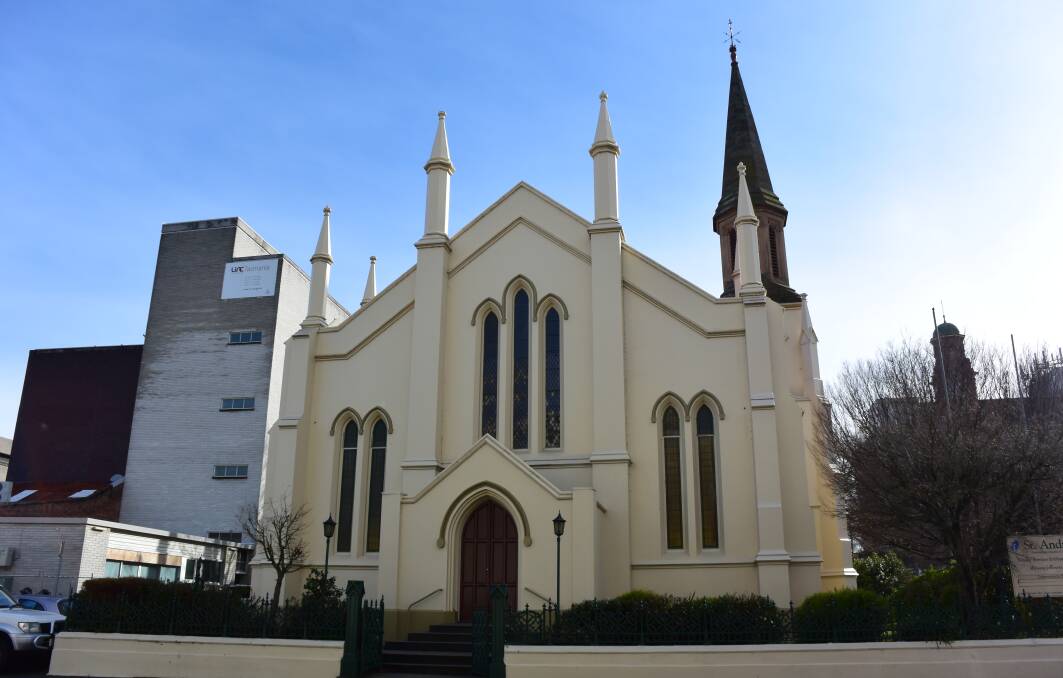 BEAUTIFUL: St Andrew's Kirk Church from Paterson Street. The original section of the building, which was later extended further into Civic Square. Pictures: Tamara McDonald