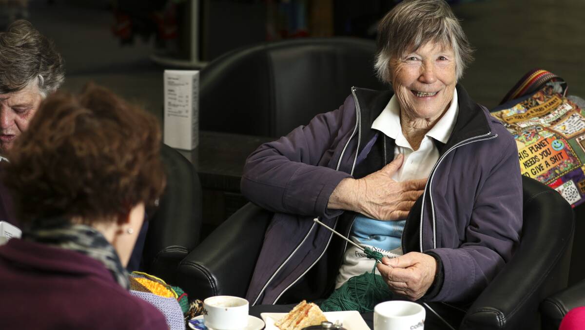 FRIENDSHIP: Trish Bock and the other Nannas enjoy meeting other like-minded people who share their ideals. 