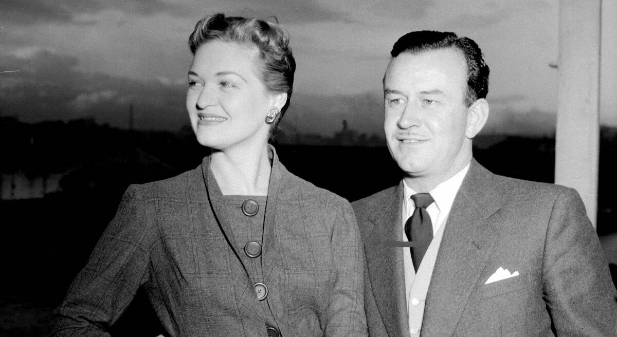 Australian author Paul Brickhill with his wife Margaret in 1953. His parents and grandparents were all born and raised in Launceston. 
