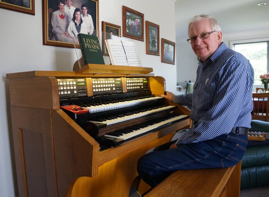 Rob Quinn, a former industrial electrician, learnt electronics in building a new digital organ. 