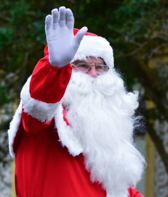 Santa in Launceston  at Christmas Parade