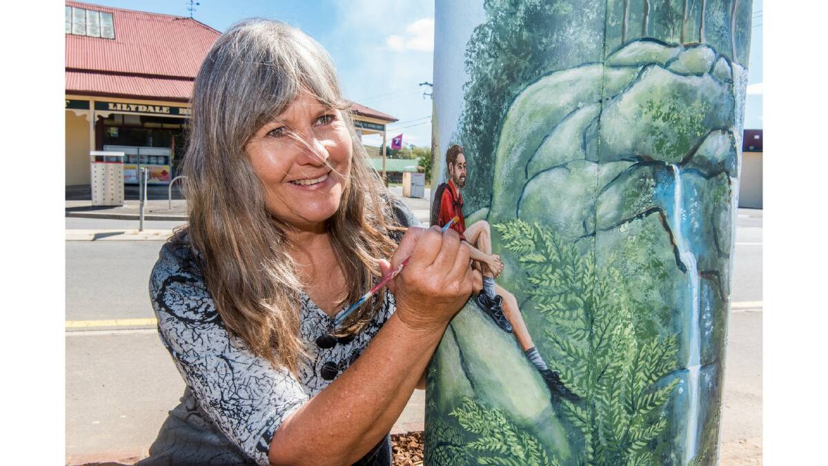Several artists have come together to create another art attraction for Lilydale