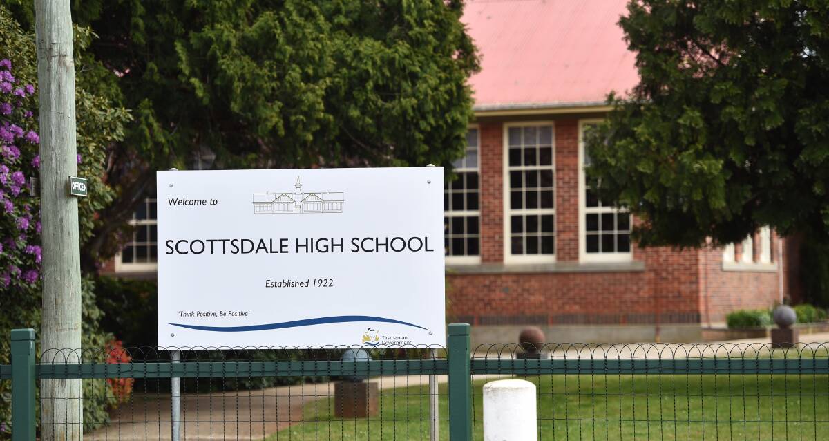 INVESTIGATION: Police are looking into a serious sexual assault involving two male students at Scottsdale High School last month. Picture: Scott Gelston