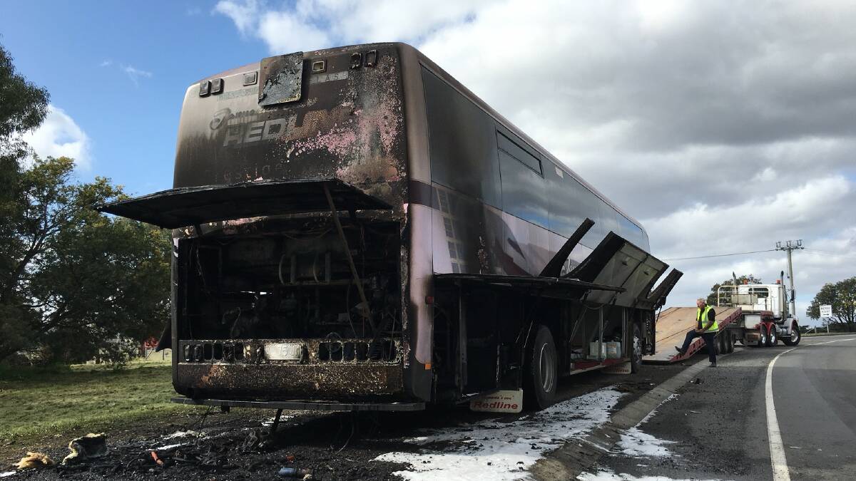 Bus fire was one off, says Redline boss