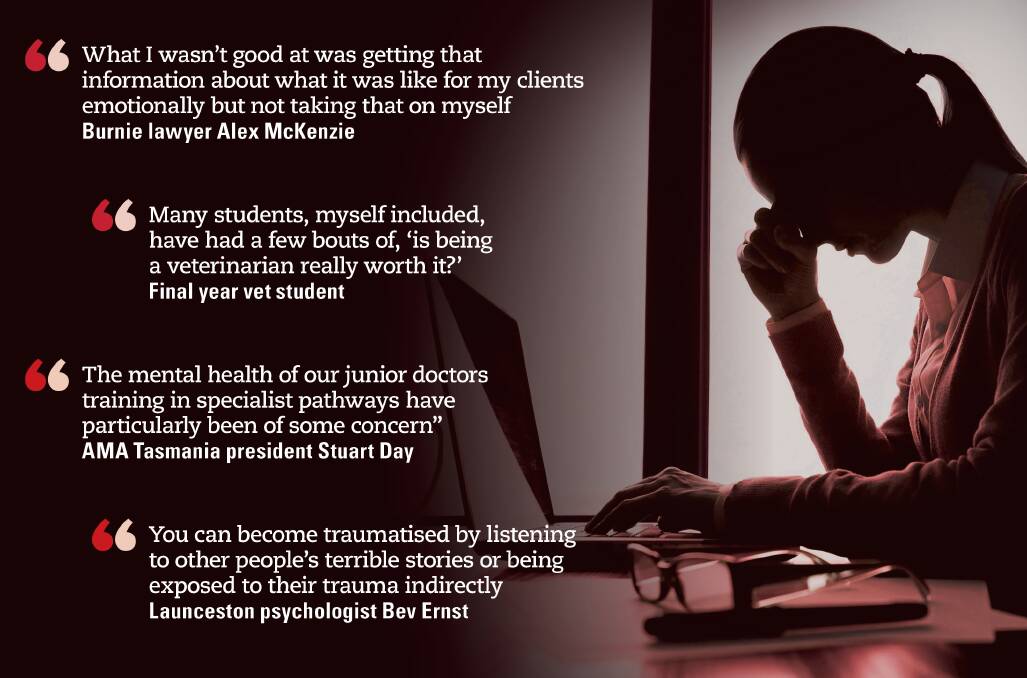 LIFTING THE VEIL: Mental health affects a large number of professionals around Australia, with some of the most susceptible to struggles being lawyers, doctors and vets, but people are starting to talk about it more.