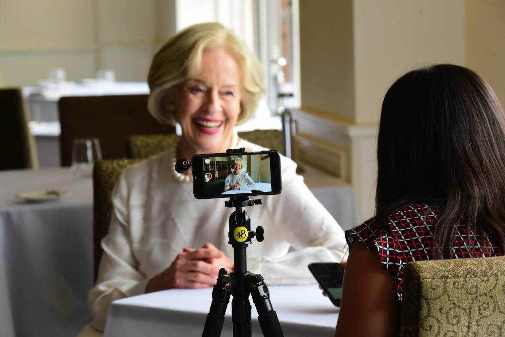 IN CONVERSATION: Dame Quentin Bryce sat down with reporter Carly Dolan to talk about her new book, 'Dear Quentin', her time as governor-general, gender equality, and the issues facing rural Australian communities. Picture: Paul Scambler