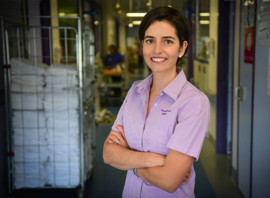 CHIEF INVESTIGATOR: Launceston General Hospital senior occupational therapist Mimi Churchill is leading the research into post-surgery rehabilitation. Pictures: Paul Scambler 