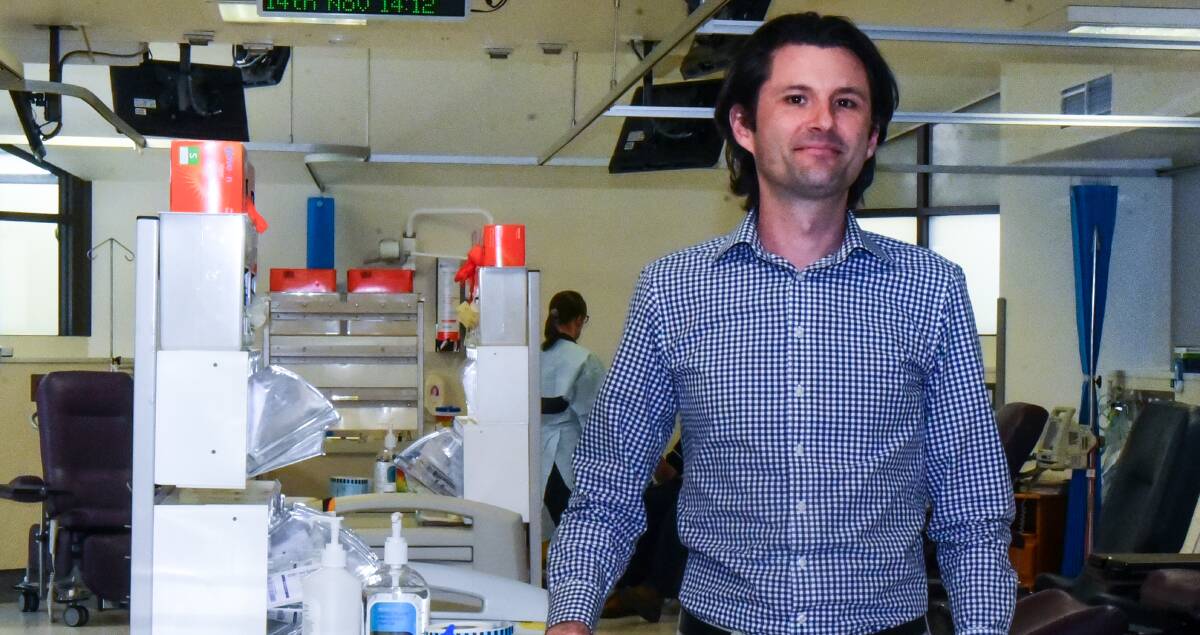 RESEARCHER: Holman Clinic physician Dr Axel Durieux will study early death following chemotherapy using a Clifford Craig Foundation grant. Picture: Neil Richardson
