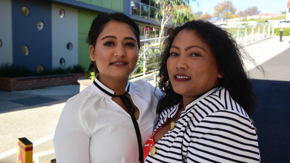 PATHWAYS: Graduate Neelam Chhetri and her mother Malati Chhetri, of Launceston, are two of 18 graduates of Pathways to Employment. Picture: Paul Scambler