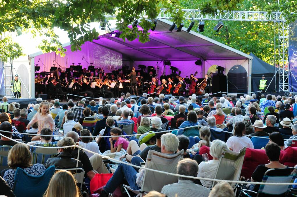 Symphony under the Stars at Launceston's City Park has been a popular event.
