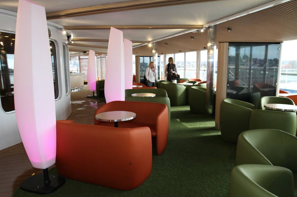 Onboard the Spirit of Tasmania I, the ship was refurbished in 2015.