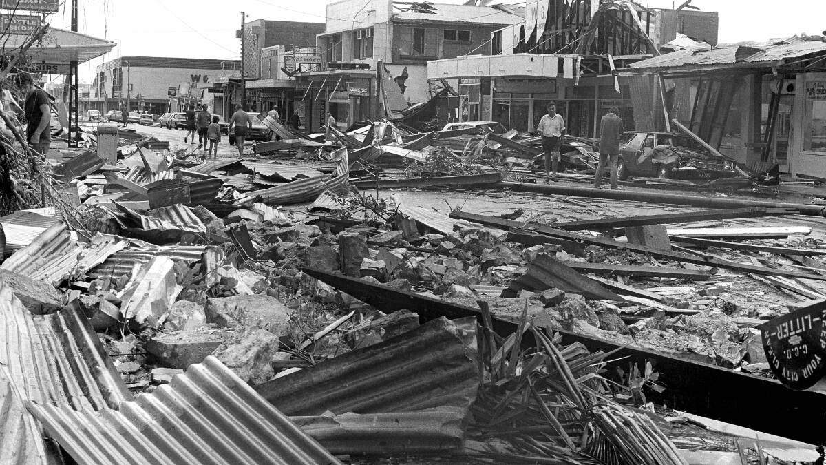 UNPRECEDENTED: Darwin was flattened by a tropical cyclone on Christmas eve in 1974,  an explosive weather system with many parallels to TC Debbie.