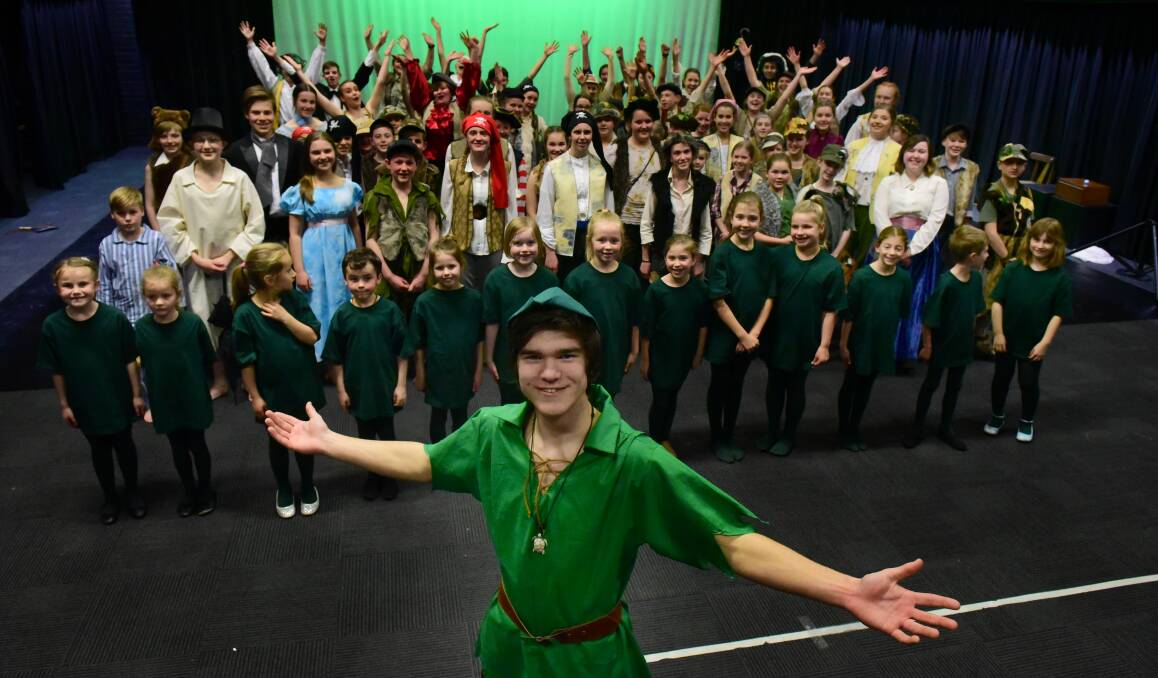Cody Gunton, 16, as Peter Pan, in the upcoming production Peter Pan the Musical. Picture: Paul Scambler