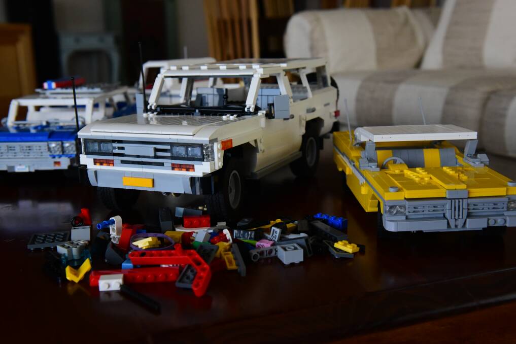 A few of Luke Cini's LEGO creations. 