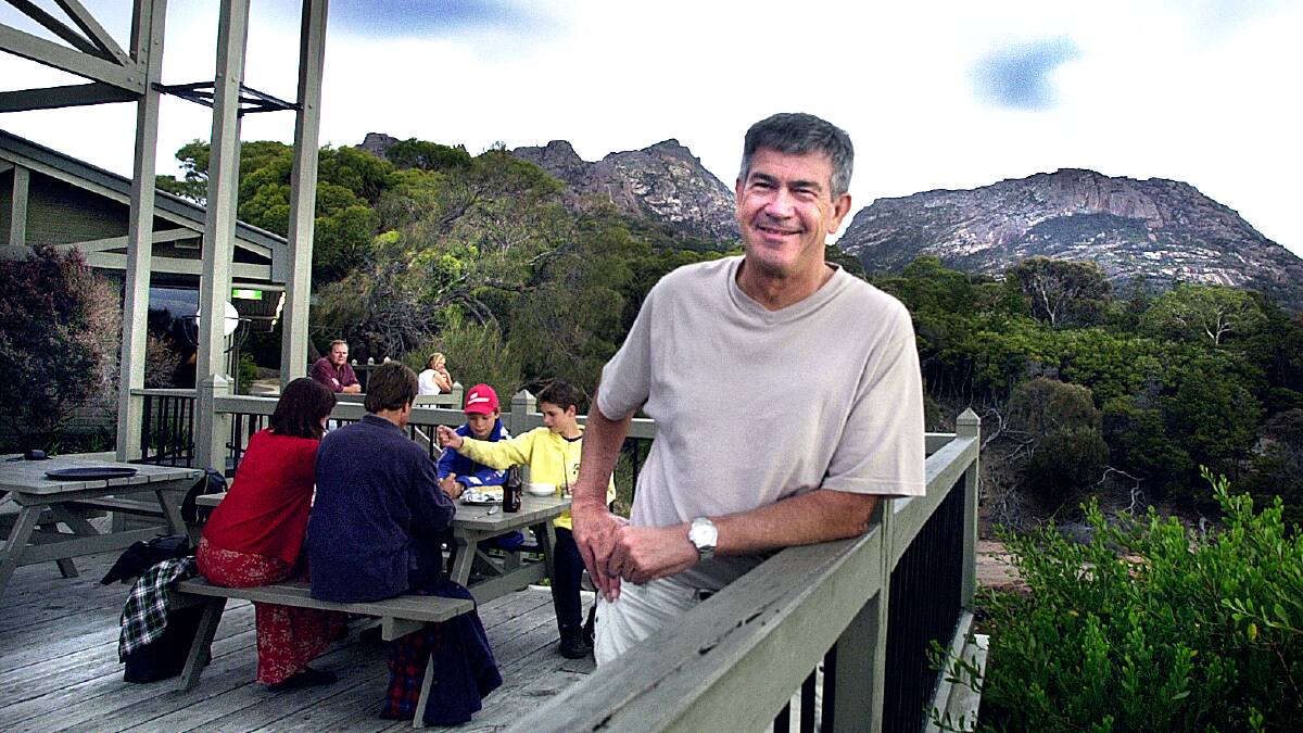 11/01/2003 Former BHP Billiton boss Brian Gilbertson was left to ponder where the future will take him during his holiday at Freycinet Lodge ,Coles Bay 