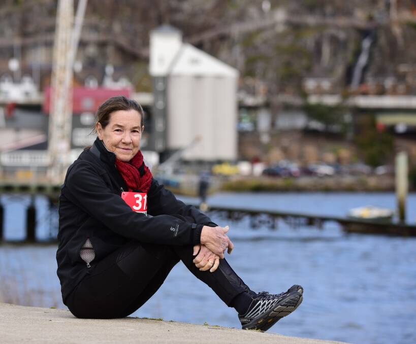 RAISING AWARENESS: Kidney disease sufferer Mary Macdougal took part in the Kidney Health Research Walk in Launceston on Sunday. Picture: Paul Scambler.