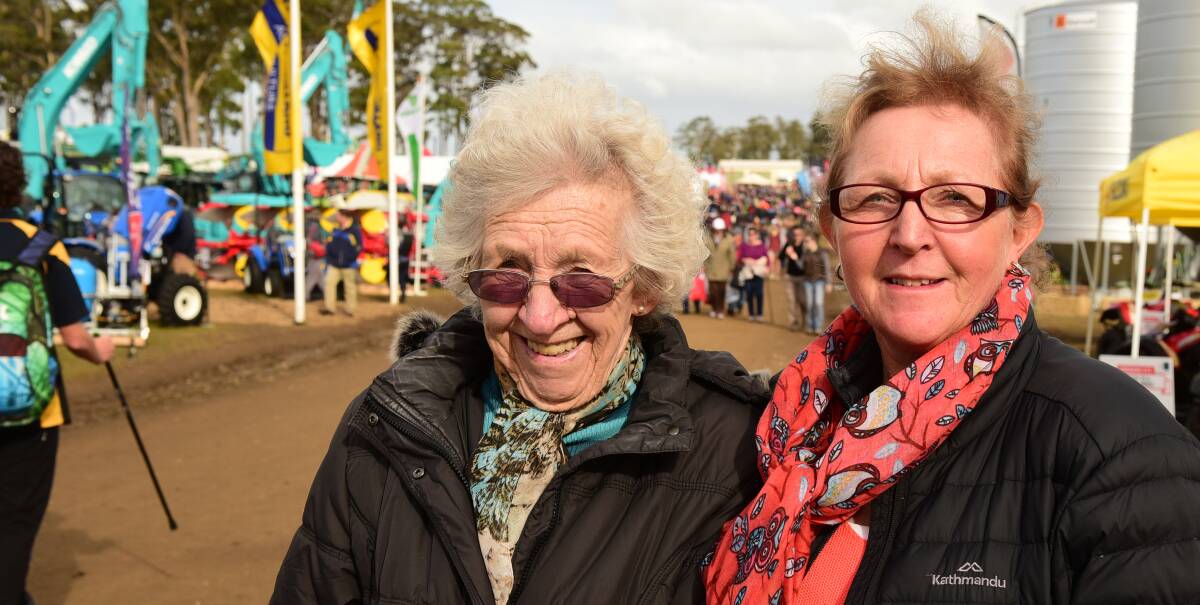 Joy Aylett, of Deloraine, and her daughter Wendy King, of Parkham.