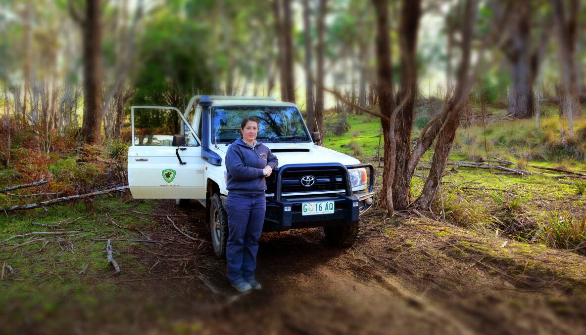 Jenna Myers, Recreational four-wheel drive vehicle ranger with Parks (Northern region - Prospect) Picture: PAUL SCAMBLER